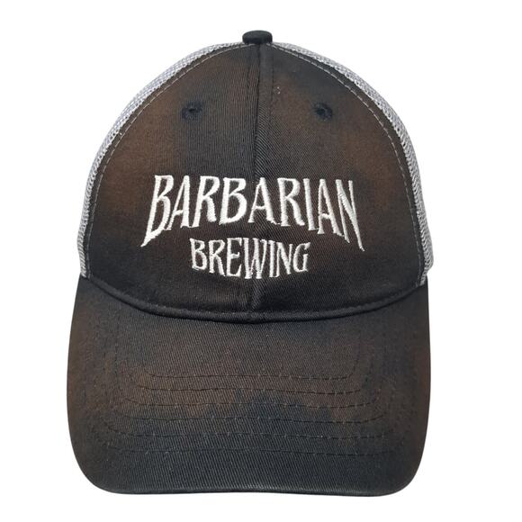Barbarian Brewing Snapback Trucker Hat Black One Size Mesh Back Outdoor - Picture 1 of 9